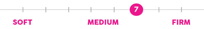 firmness - 7 out of 10 - medium firm