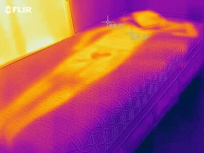 Tempurpedic cooling test (before)