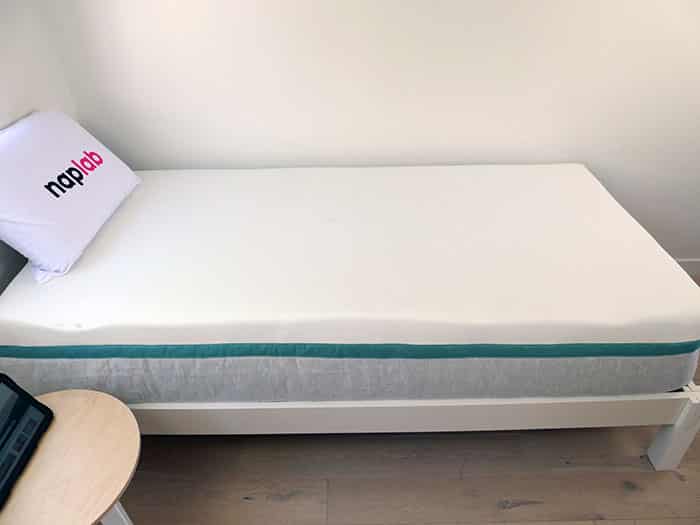 Side view of the Helix Sunset mattress