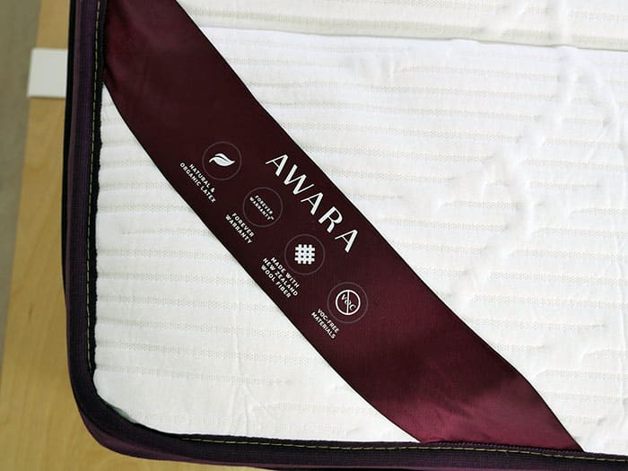 Awara Premier Latex Hybrid tag logo