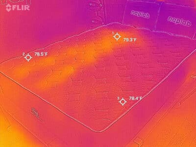 Brooklyn Bedding Aurora Luxe After Cooling Test Brooklyn Bedding Aurora Luxe After Cooling Test