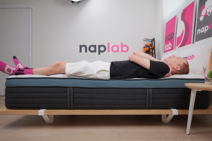 Helix Twilight Luxe Edge Support Test Back Sleeping Helix Twilight Luxe Edge Support Test Back Sleeping