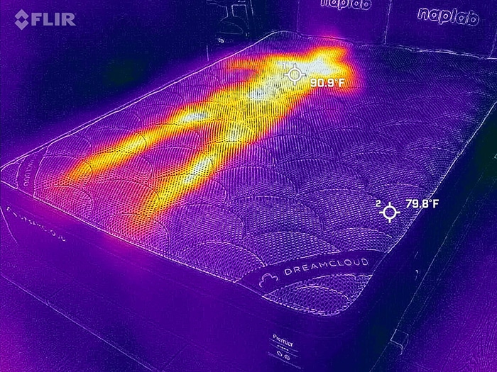 Dreamcloud Premier Hybrid Before Cooling Test Dreamcloud Premier Hybrid Before Cooling Test