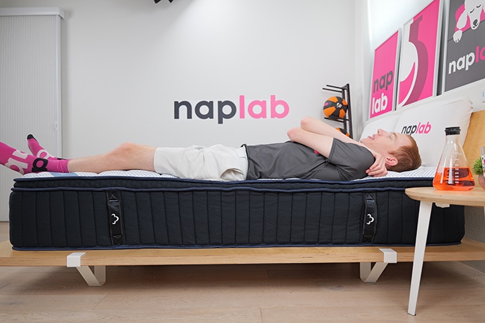 Dreamcloud Premier Hybrid Edge Support Test Back Sleeping Dreamcloud Premier Hybrid Edge Support Test Back Sleeping