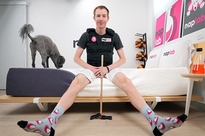 Polysleep Luna Edge Support Test With Vest Polysleep Luna Edge Support Test With Vest