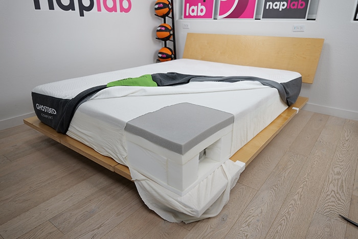 Ghostbed Comfort Hybrid Materials Exposed Ghostbed Comfort Hybrid Materials Exposed