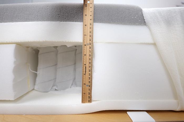 Ghostbed Comfort Hybrid Measuring Pocketed Coils Ghostbed Comfort Hybrid Measuring Pocketed Coils