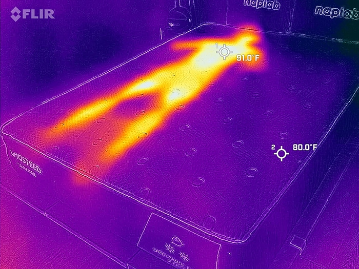 Ghostbed Signature Foam Before Cooling Test Ghostbed Signature Foam Before Cooling Test