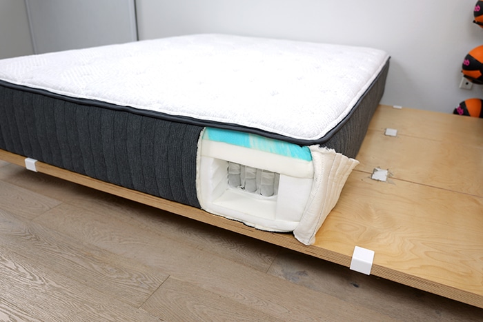 Ghostbed Signature Hybrid Material Layers Exposed Ghostbed Signature Hybrid Material Layers Exposed