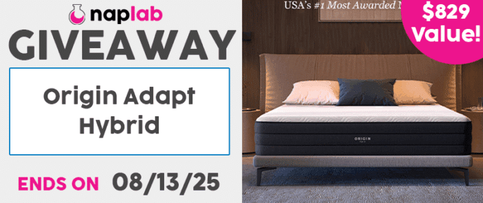 Giveaway Origin Adapt Hybrid Mattress