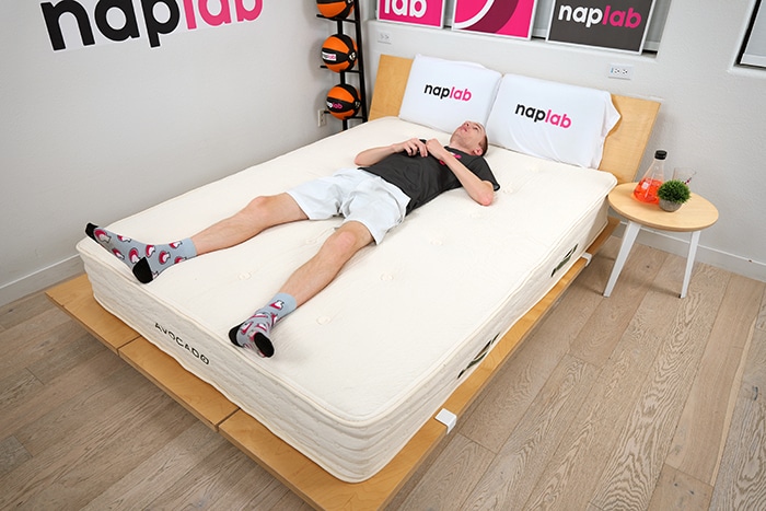 Avocado Organic Hybrid Back Sleeping Avocado Organic Hybrid Back Sleeping