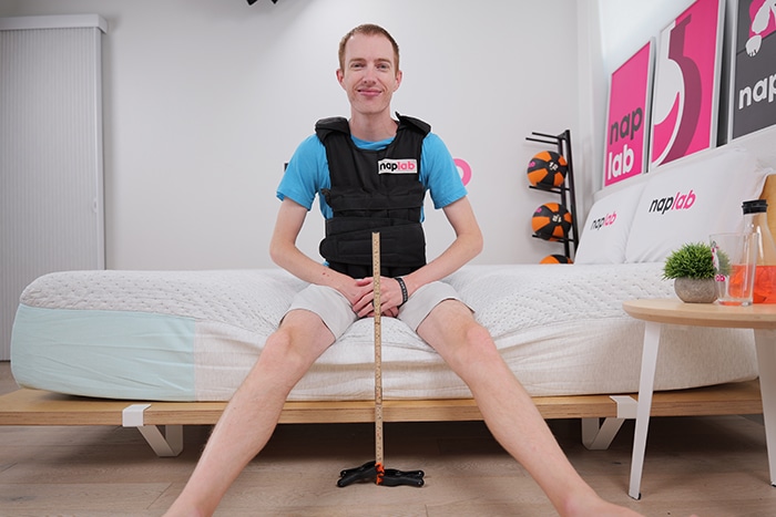 Casper Snow Max Edge Support Test With Vest Casper Snow Max Edge Support Test With Vest