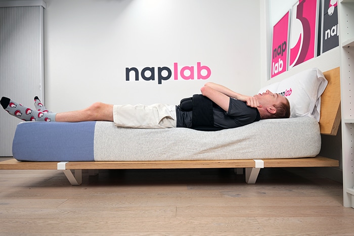 Casper Cloud One Edge Support Test Back Sleeping With Vest