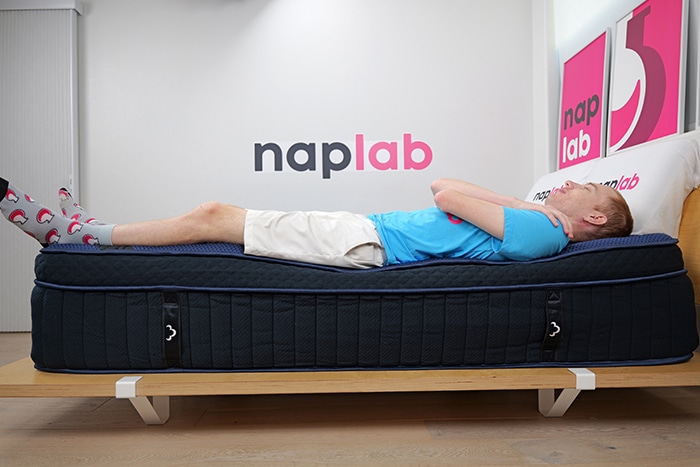 Dreamcloud Ultra Hybrid Edge Support Test Back Dreamcloud Ultra Hybrid Edge Support Test Back