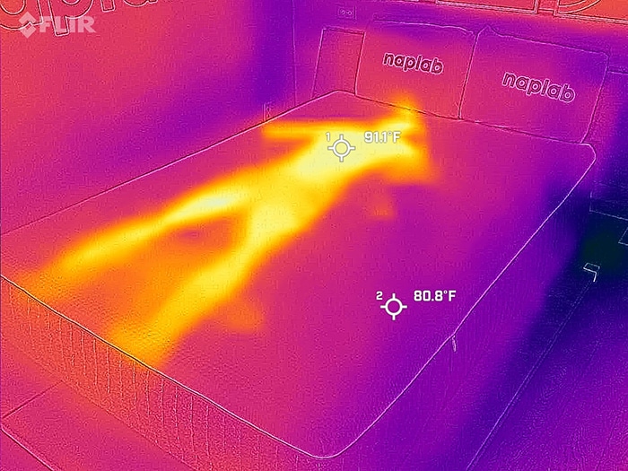 Emma Performance Thermo Before Cooling Test