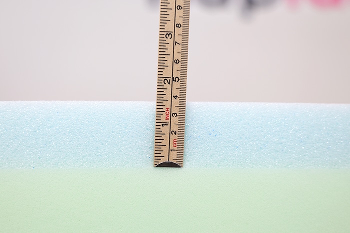 Nectar Kids Measuring Memory Foam Layer