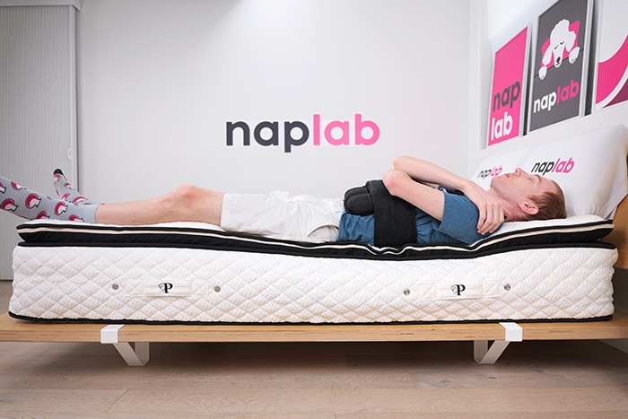 Plushbeds Signature Bliss Edge Support Test Back Sleeping With Vest