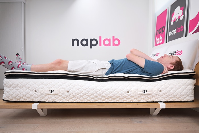 Plushbeds Signature Bliss Edge Support Test Back Sleeping