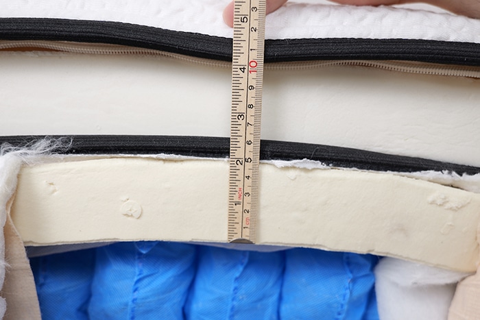 Plushbeds Signature Bliss Measuring Comfort Layer