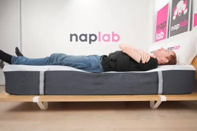 Sealy Icon Edge Support Test Back Sleeping With Vest