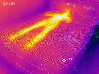 Sealy Posturepedic Pro Highland Manor Before Cooling Test