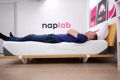 Tempurpedic Supreme Hybrid Edge Support Test Back Sleeping